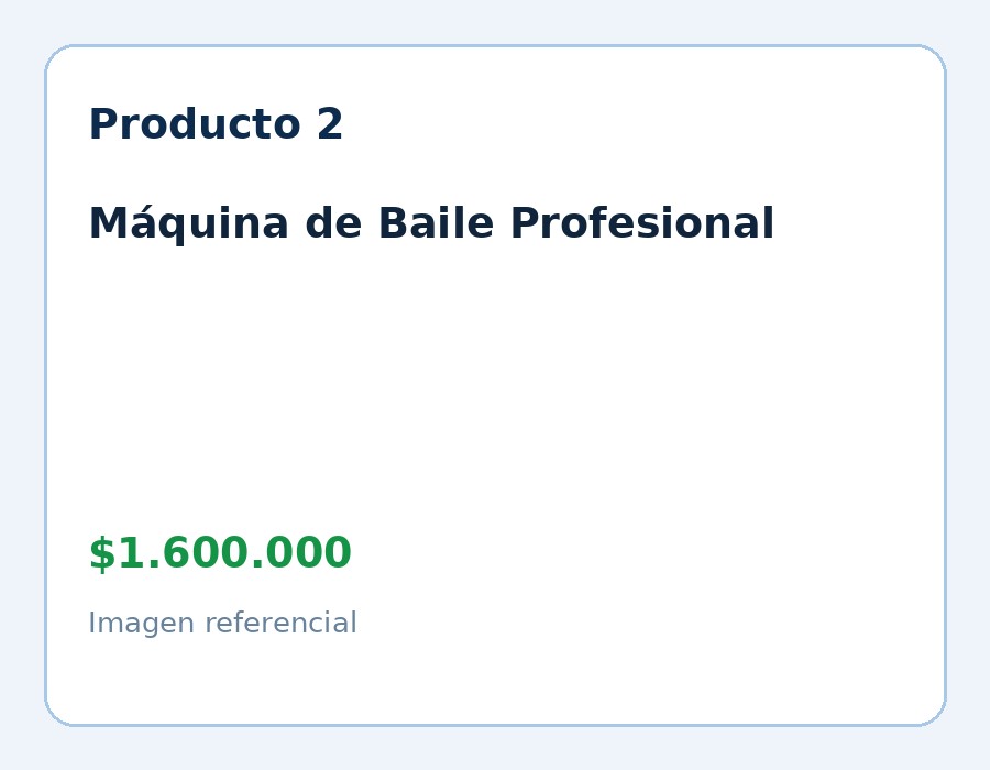 Máquina de Baile Profesional